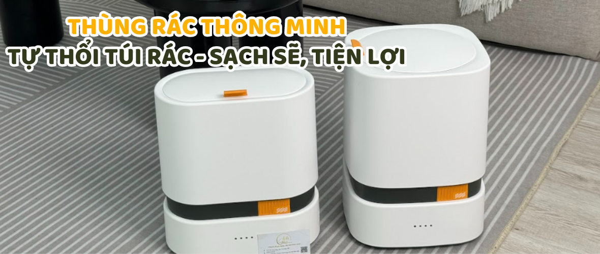 thùng rác thông minh ích gia